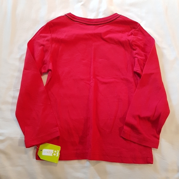 Crazy 8 Santa shirt red boys 4T NWT - Picture 2 of 3